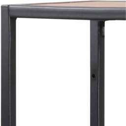 Florence Seaford 4 Shelf Oak and Black Metal Wall Shelf - Furniture To Go - Wilko - thumbnail 5