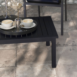 Outsunny Black Outdoor Coffee Table - Size: 37 x 60 x 100cm - Wilko - thumbnail 4