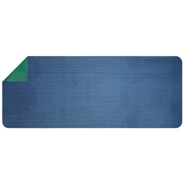 Nicoman Reversible Blue and Green Shower Mat 100 x 40cm - Size: 0.4 x 100 x 40cm - Wilko - image 1