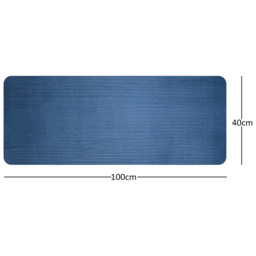 Nicoman Reversible Blue and Green Shower Mat 100 x 40cm - Size: 0.4 x 100 x 40cm - Wilko - thumbnail 6