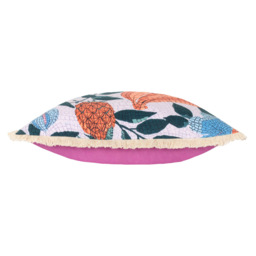 furn. Cypressa Lilac Floral Mosaic Cushion - Size: 50 x 50cm - Purple - Wilko - thumbnail 5