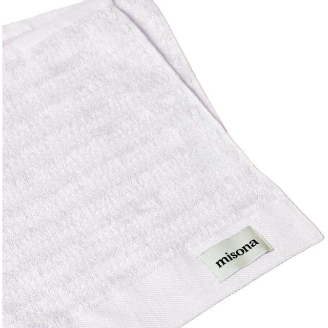 Misona Organic Cotton White Face Cloth 2 Pack - Size: 30 x 30cm - Wilko - image 1