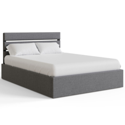 GFW Hudson King Size Grey End Lift Ottoman Bed - Wilko - thumbnail 7