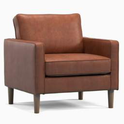 Bexhill 5 Seater Tan Faux Leather Sofa Suite - Brown - Wilko - thumbnail 5