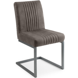 Julian Bowen Berwick 6 Seater Rectangular Dining Set Charcoal - Grey - Wilko - thumbnail 4