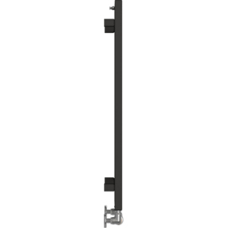 Terma Zig Zag Heban Black Heated Towel Rail 835 x 500mm - Size: 83.5 x 50 x 7.2cm - Wilko - thumbnail 5