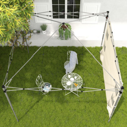 Outsunny 3 x 3m Beige Pop Up Gazebo Side Panel - Cream - Wilko - thumbnail 4
