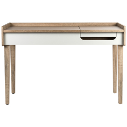 Teknik Office Giru Desk Sonoma Oak Effect and White - Size: 120 x 57 x 80cm - Brown - Wilko - thumbnail 4