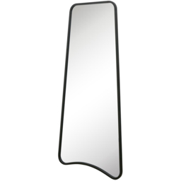 MirrorOutlet The Coartans Black Metal Trapezoid Outdoor Garden Wall Mirror 180 x 85cm - Size: 180 x 85 x 3cm - Wilko - thumbnail 4