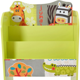 Liberty House Toys Kids Safari Bookcase. - Size: 96.5 x 48.5 x 24cm - Green - Wilko - thumbnail 7