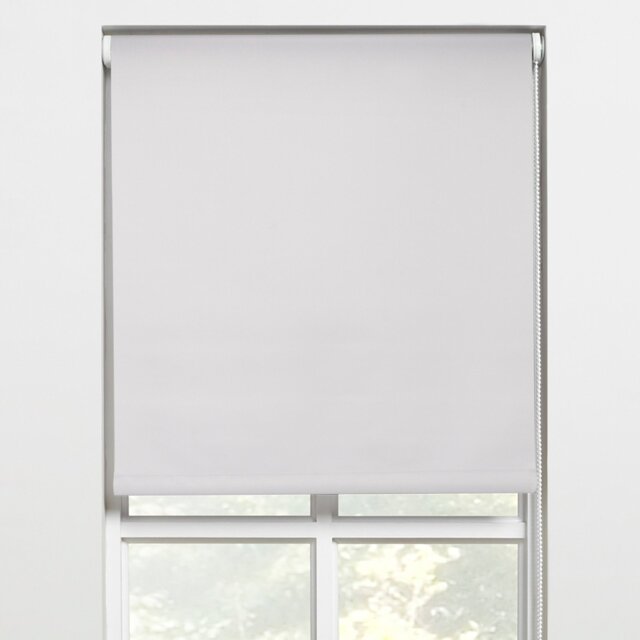 Plain Daylight Blind Light Grey 120cm - Wilko