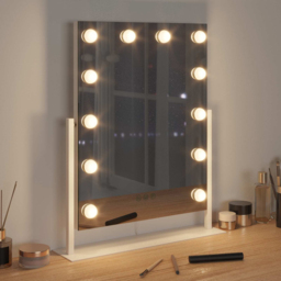 vidaXL LED White Vanity Mirror 44 x 10 x 53cm - Size: 53 x 44 x 10cm - Wilko - thumbnail 3