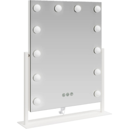 vidaXL LED White Vanity Mirror 44 x 10 x 53cm - Size: 53 x 44 x 10cm - Wilko - thumbnail 4