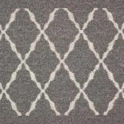 My Mat Arbor Silver Diamond Stain Resistant Runner 67 x 200cm - Size: 67 x 200 x 2cm - grey - Wilko - thumbnail 5