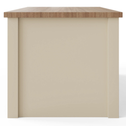 GFW Lancaster 2 Drawer Cream Coffee Table - Size: 55 x 99 x 50cm - Wilko - thumbnail 6