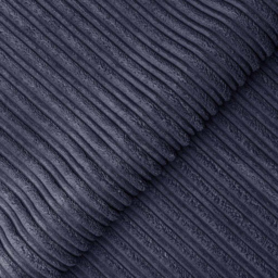 Luxor 5 Seater Navy Blue Jumbo Cord Full Back Sofa Suite - Wilko - thumbnail 5