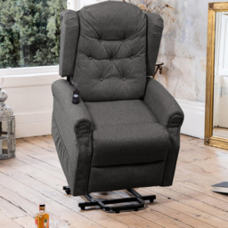 Artemis Home Crawley Dark Grey Massage and Heat Electric Lift Assist Recliner Chair - Size: Single - Wilko - thumbnail 5
