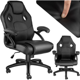tectake Mike Black Gaming Chair - Size: 114.5 x 68 x 69cm - Wilko - thumbnail 3