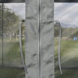 Outsunny 3 x 3m 2-Tier Grey Gazebo with Mesh Curtains - Wilko - thumbnail 4