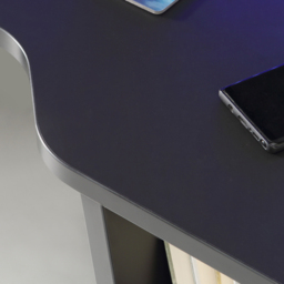 Florence Tezaur 3 Shelf Black LED Gaming Desk - Furniture To Go - Wilko - thumbnail 5