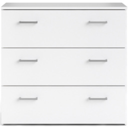 Florence Space 3 Drawer White Chest of Drawers - Furniture To Go - Wilko - thumbnail 3