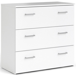 Florence Space 3 Drawer White Chest of Drawers - Furniture To Go - Wilko - thumbnail 4