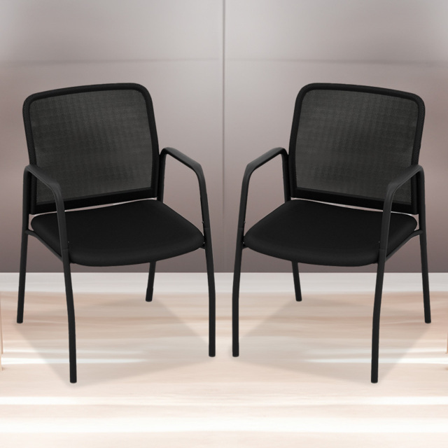 Costway Ergonomic Black Mesh Office Chair - Size: 71 x 58 x 41cm - Wilko - image 1