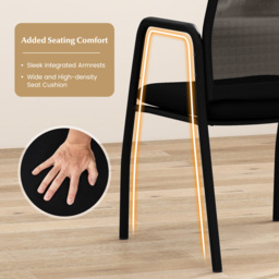 Costway Ergonomic Black Mesh Office Chair - Size: 71 x 58 x 41cm - Wilko - thumbnail 7