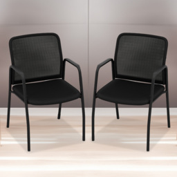 Costway Ergonomic Black Mesh Office Chair - Size: 71 x 58 x 41cm - Wilko