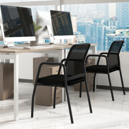 Costway Ergonomic Black Mesh Office Chair - Size: 71 x 58 x 41cm - Wilko - thumbnail 4