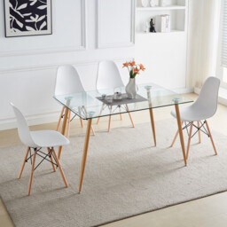 Aspen Dining Set White - Size: 4 Seater - Wilko - thumbnail 7