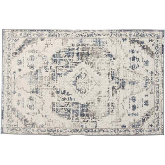 Eselle Muse Oriental Navy Rug 160 x 230cm - Blue - Wilko - image 1