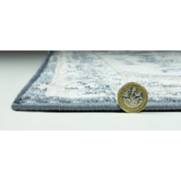 Eselle Muse Oriental Navy Rug 160 x 230cm - Blue - Wilko - thumbnail 4