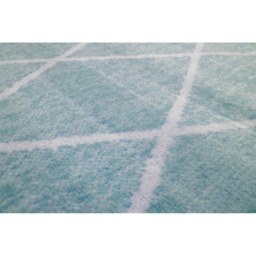 Overlap Diamond Rug Duck Egg 160 x 230cm - Homemaker - Wilko - thumbnail 3