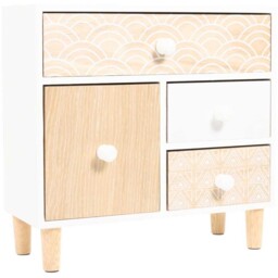 Bohemia 4 Drawer Set - Natural - Wilko - thumbnail 3
