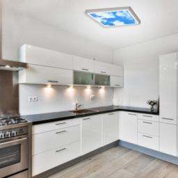 ENER-J 2 Piece 40W SKY LED Backlit Ceiling Panel Set 600 x 600mm - Size: 63 x 64.5 x 64.5cm - White - Wilko - thumbnail 3