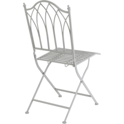 Charles Bentley 2 Seater Grey Decorative Rustic Metal Garden Bistro Set - Wilko - thumbnail 5