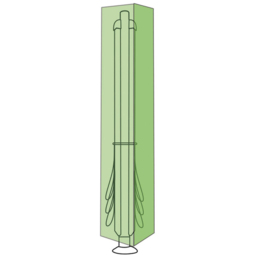 St Helens Rotary Clothes Dryer Cover - Size: 155x25x25cm - Green - Wilko - thumbnail 3