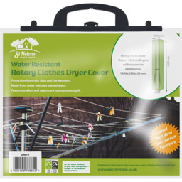 St Helens Rotary Clothes Dryer Cover - Size: 155x25x25cm - Green - Wilko - thumbnail 1