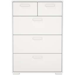 Florence Sofia 5 Drawer White Chest of Drawers - Furniture To Go - Wilko - thumbnail 3