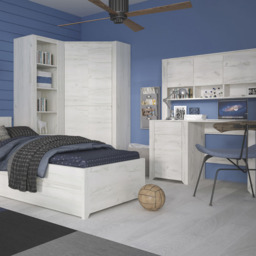 Florence Angel 2 Door Corner Fitted Wardrobe - White - Furniture to Go - Wilko - thumbnail 6