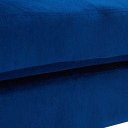 Living and Home Blue Linen Mid-Century Armchair with Armrest Pillows - Size: 81 x 83 x 73cm - Wilko - thumbnail 7