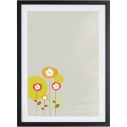 Ridged Photo Frame - Black/A3 - The Port. Co Gallery - Wilko - thumbnail 1