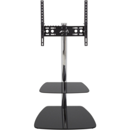 AVF Iseo Black Glass Pedestal TV Unit - Size: 56.9 x 60 x 121cm - Wilko - thumbnail 5