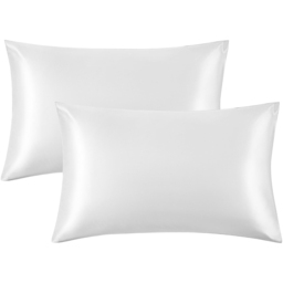 Intimates King Size White Satin Bedding Set - Wilko - thumbnail 3