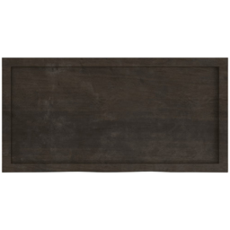vidaXL 100cm Dark Brown Floating Wall Shelf - Size: 6 x 100 x 50cm - Wilko - thumbnail 5