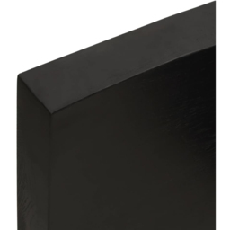 vidaXL 100cm Dark Brown Floating Wall Shelf - Size: 6 x 100 x 50cm - Wilko - thumbnail 6