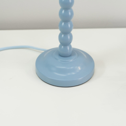 ValueLights Bobbins Blue Stripe Shade Powder Blue LED Table Lamp - Size: 52 x 27 x 27cm - Wilko - thumbnail 4