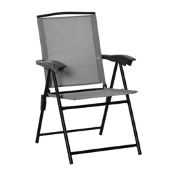 Outsunny 3 Piece Bistro Set Grey - Size: 2 Seater - Wilko - thumbnail 4