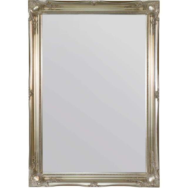 MirrorOutlet Hamilton Vintage Silver Antique Wall Mirror 107 x 76cm - Wilko - image 1
